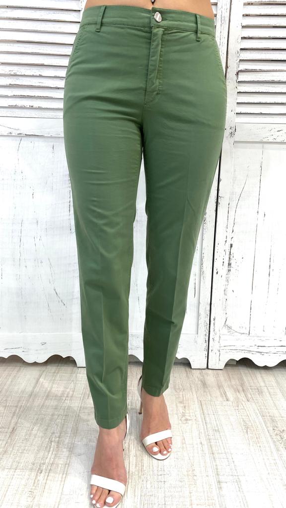 Pantalone a Sigaretta Verde by Diana Gallesi