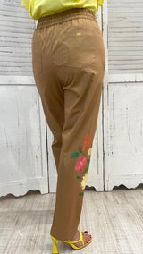 Pantaloni con Stampa a Fiori by Denny Rose