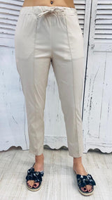 Pantalone Beige con Coulisse by Philly Firenze