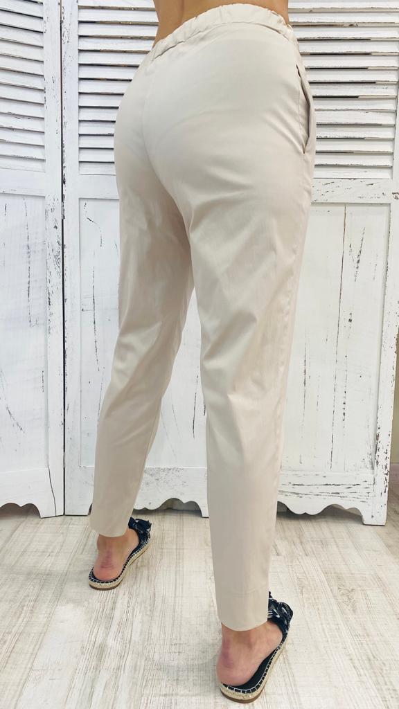 Pantalone Beige con Coulisse by Philly Firenze