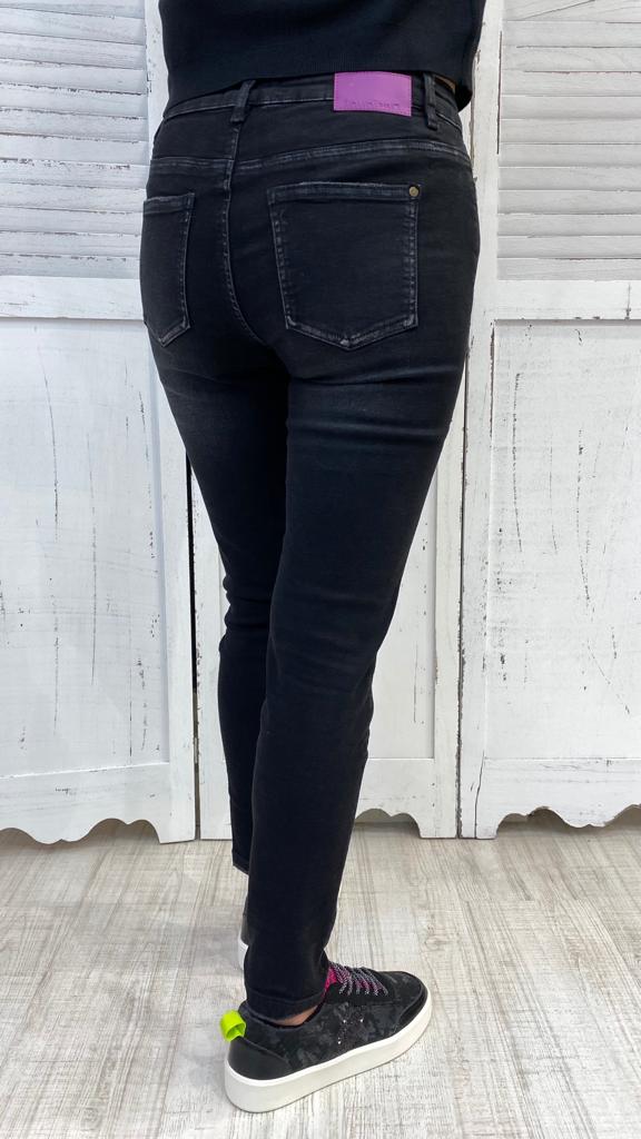 Jeans Nero con Inserti by Desigual