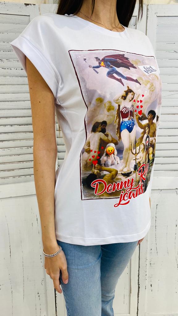 T-Shirt Girl Power by Denny Rose