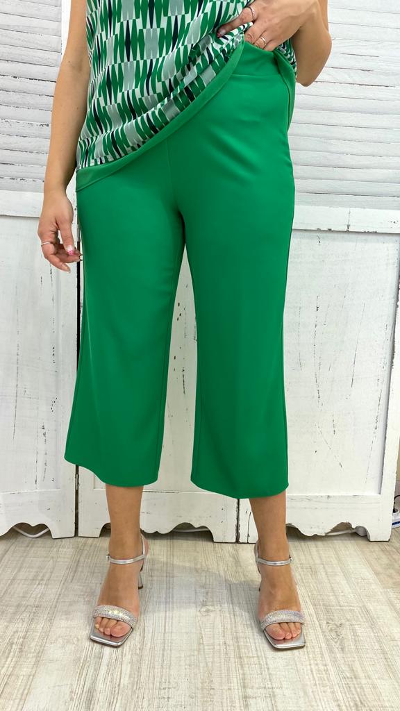 Pantalone Gaucho Verde by Corte Dei Gonzaga