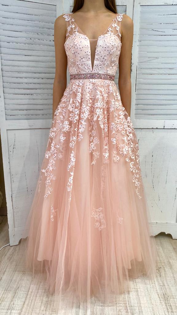 Abito in Tulle Ricamato by Via Montenapoleone