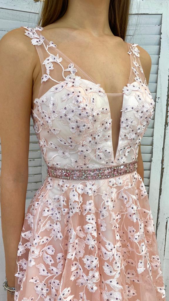Abito in Tulle Ricamato by Via Montenapoleone
