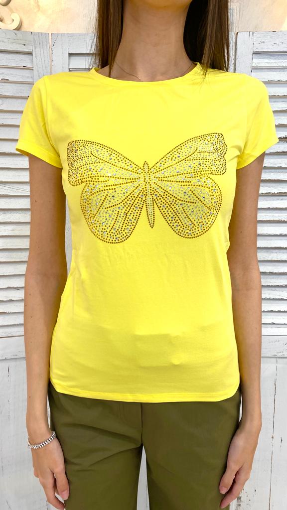 T-Shirt Farfalle Diamanti by Nosecrets